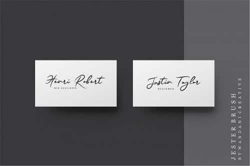 Jester Brush Font