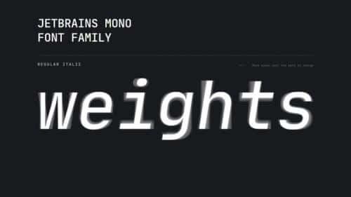 JetBrains Mono Sans Serif Font