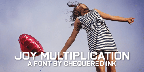 Joy Multiplication Font