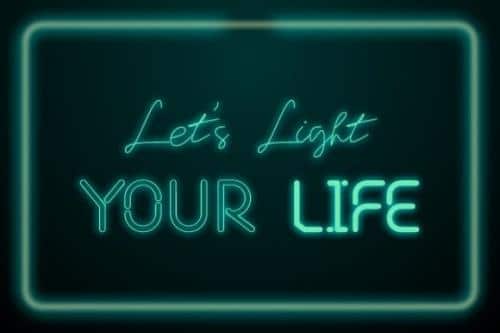 Joy Neon Display Font