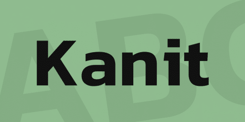 Kanit Font