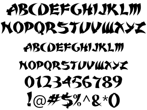 Karate Font