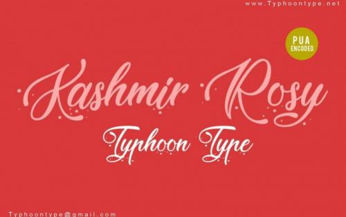 Kashmir Rosy Script Font