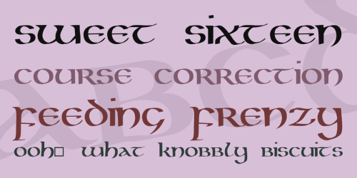 Kells Uncial Font