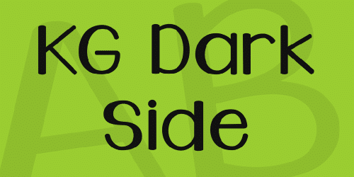 Kg Dark Side Font
