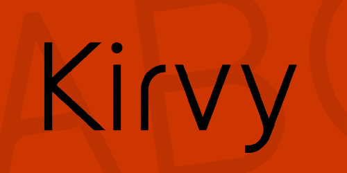 Kirvy Font