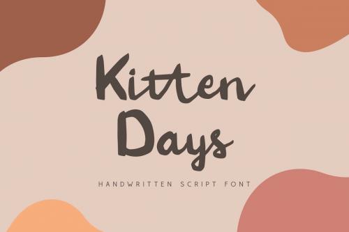 Kitten Days Script Font