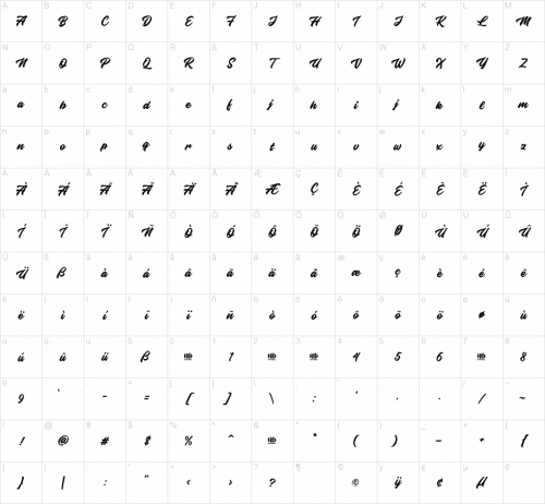 Knight Brush Font