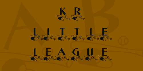 Kr Little League Font