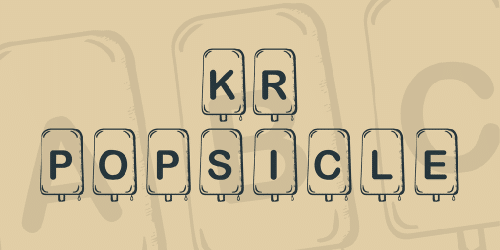 Kr Popsicle Font
