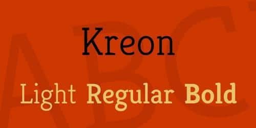 Kreon Font