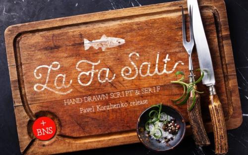 La Fa Salt Script Font