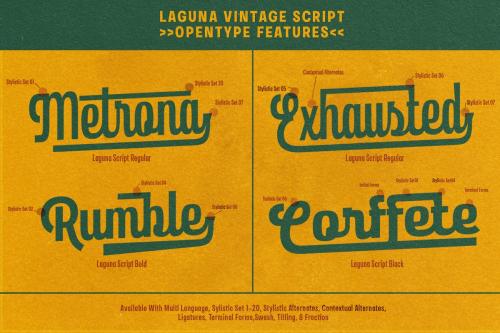 Laguna Vintage Script Font