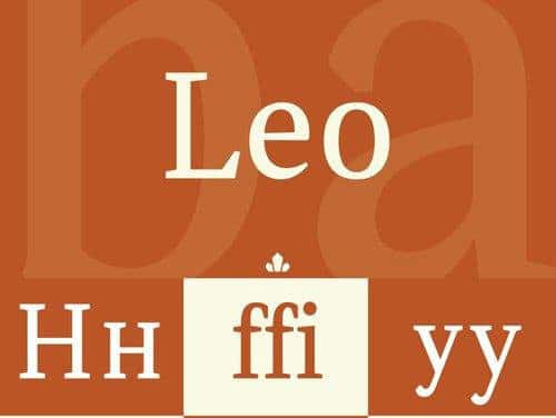 Leo Font Family
