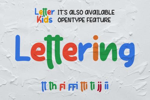 Letter Kids Typeface