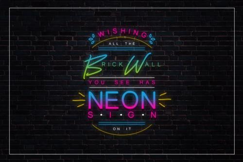Lightsaber Neon Font