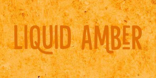 Liquid Amber Font Free Download