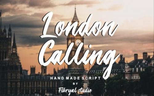 London Calling Script Font