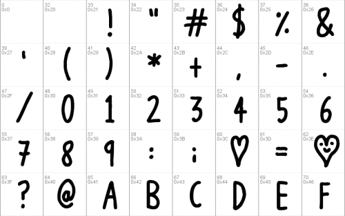 Long Loving Letters Font