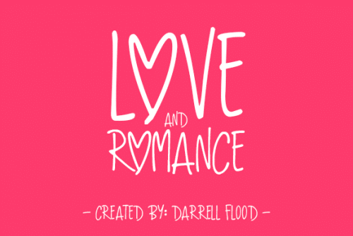 Love And Romance Font