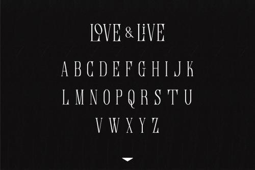 Love Live Typeface