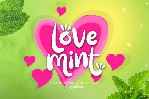 Love Mint Fun Display Font