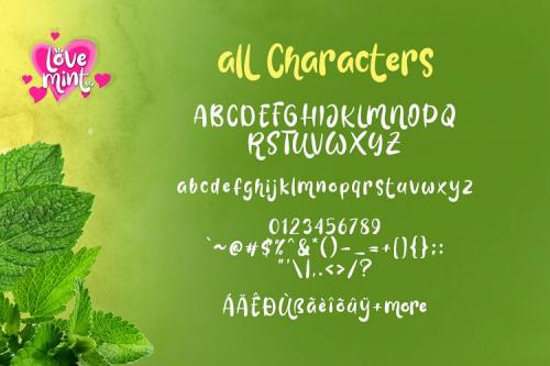 Love Mint Fun Display Font