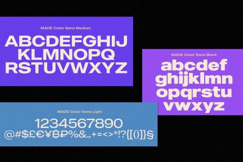 MADE Outer Sans Font Family