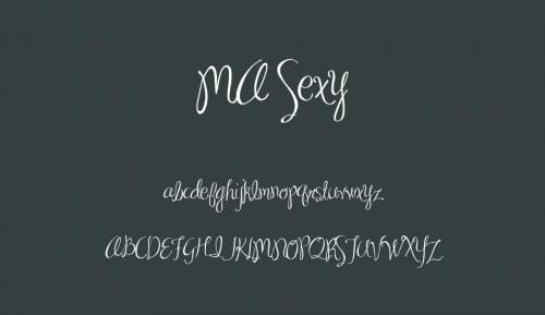 Ma Sexy Handwritten Font