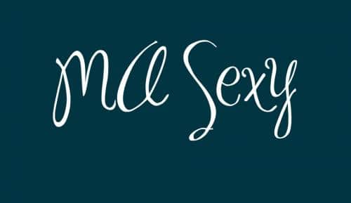 Ma Sexy Handwritten Font