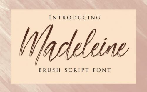 Madeleine Brush Font