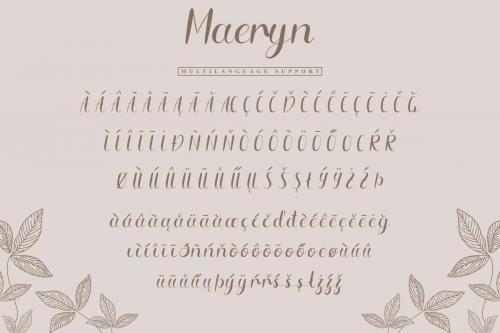 Maeryn Script Font
