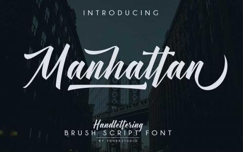 Manhattan Script Font Free Download