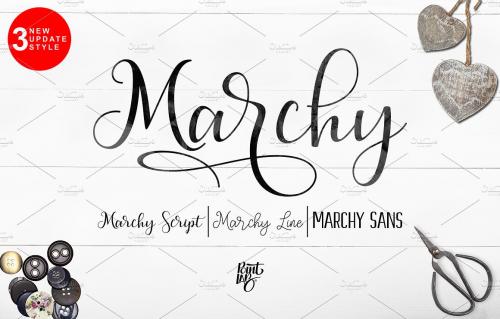 Marchy Script Font