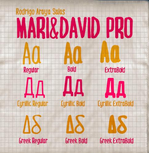 MariDavid Bold Font