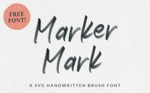 Marker Mark SVG Font