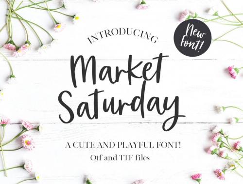 Market Saturday Font