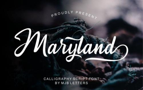 Maryland Script Font
