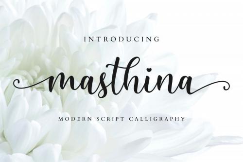 Masthina Calligraphy Font