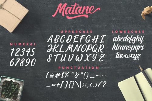 Matane Script Font
