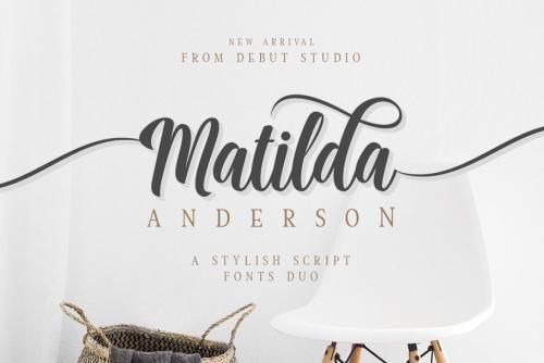 Matilda Anderson Scripts Font Duo