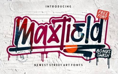 Maxtield Graffiti Font