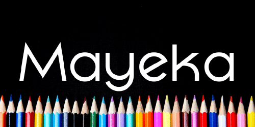 Mayeka Font