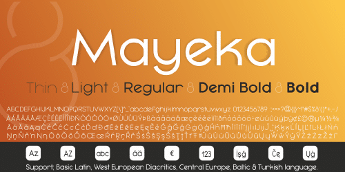 Mayeka Font