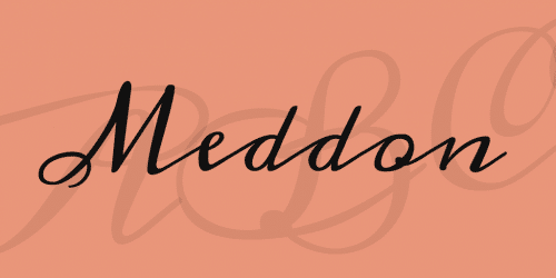 Meddon Font