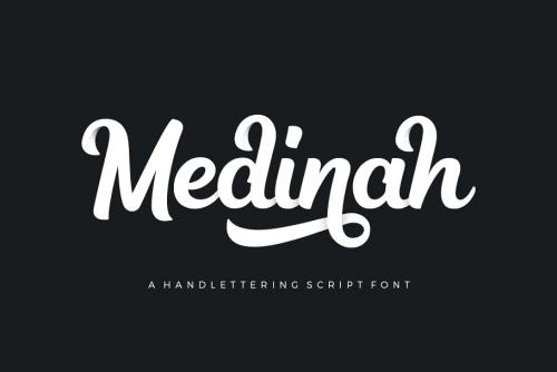 Medinah Script Font