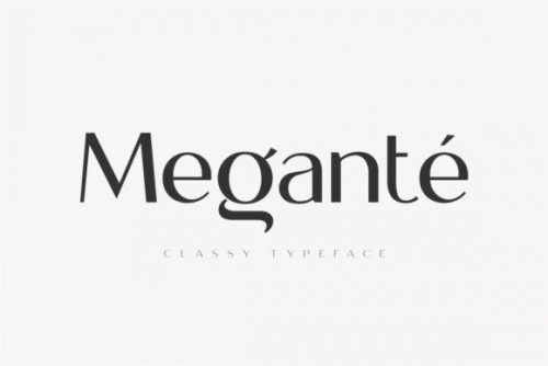 Megante Display Font