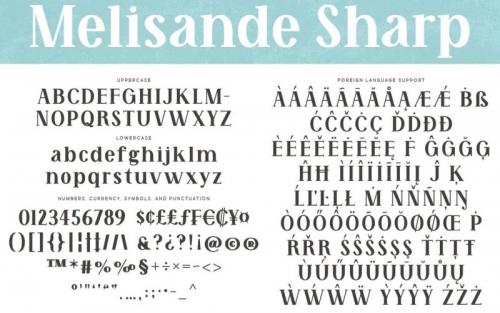 Melisande Sharp Font