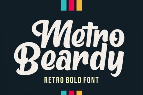Metro Beardy Script Font