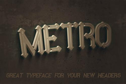 Metro Font Family